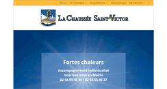 Desktop Screenshot of lachausseesaintvictor.fr